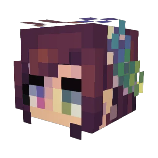 jacemc7 Minecraft avatar head, 3D render