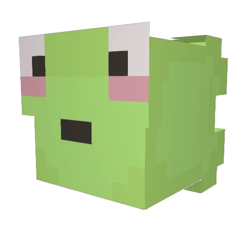 jaceylmao Minecraft avatar head, 3D render