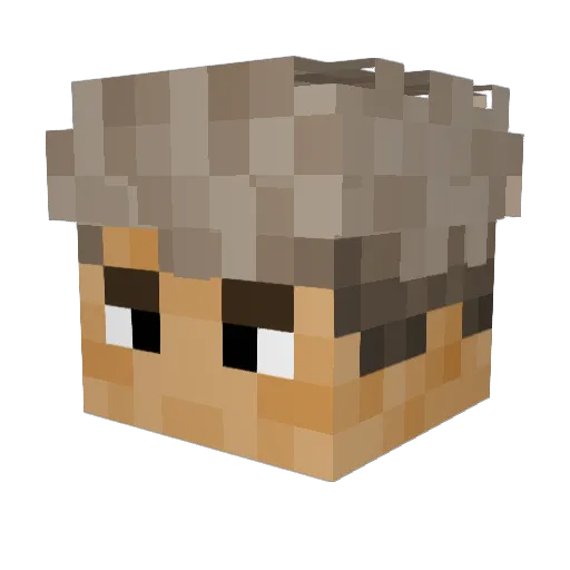jack1111222 Minecraft avatar head, 3D render