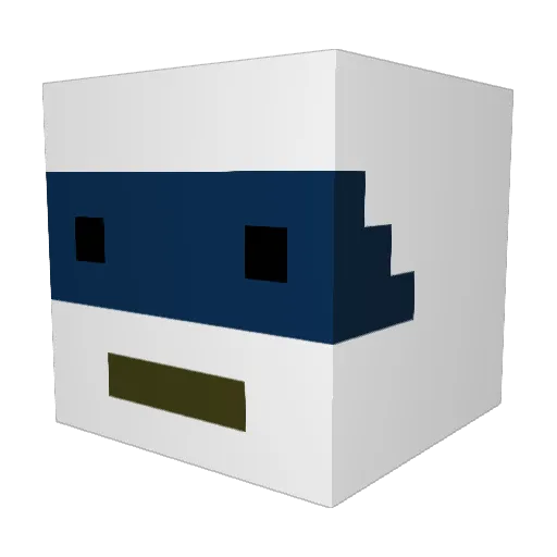 jack12123 Minecraft avatar head, 3D render