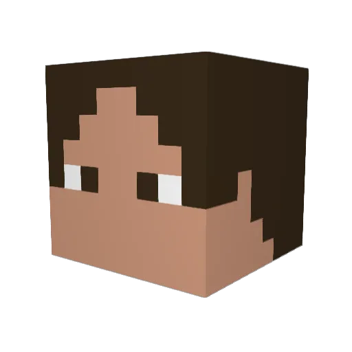 jack123747 Minecraft avatar head, 3D render