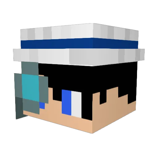 jack1412 Minecraft avatar head, 3D render