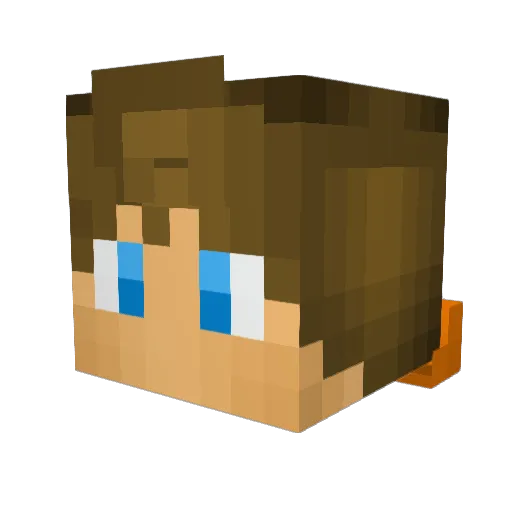 jack159 Minecraft avatar head, 3D render