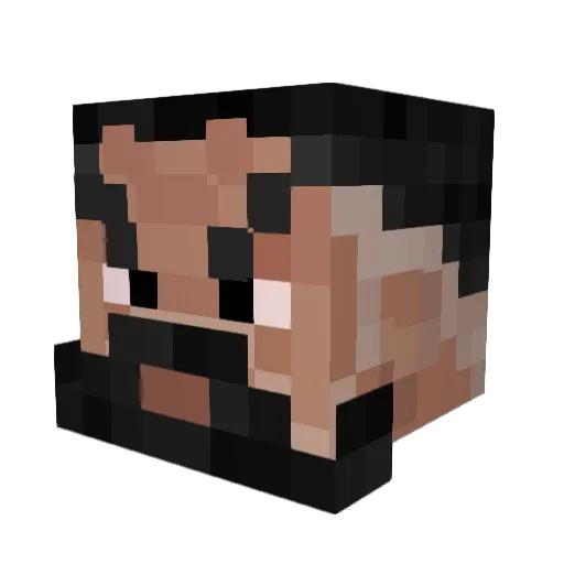 jack2121 Minecraft avatar head, 3D render