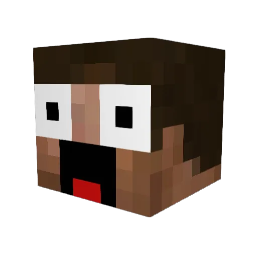 jack420blaze Minecraft avatar head, 3D render