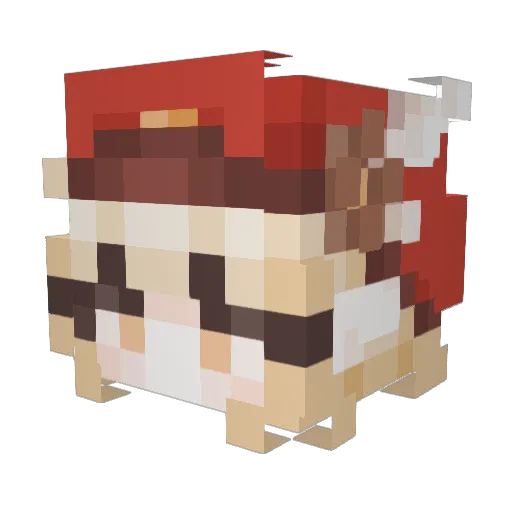 jack753951 Minecraft avatar head, 3D render