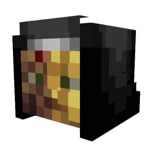 jack_7000 Minecraft avatar head, 3D render