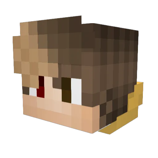 jack_86 Minecraft avatar head, 3D render