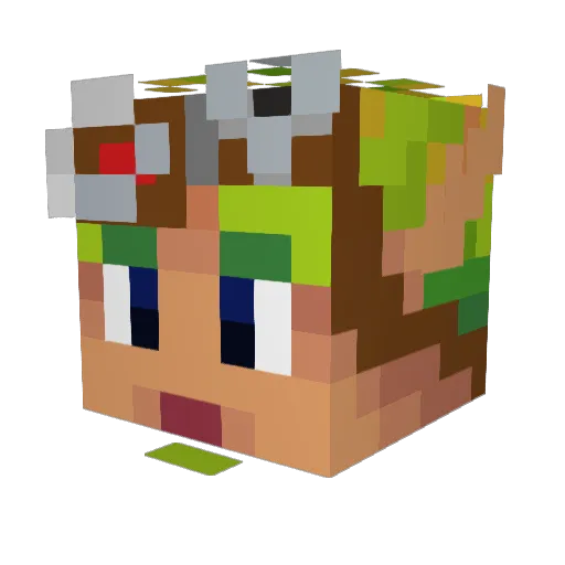 jack_bm115 Minecraft avatar head, 3D render