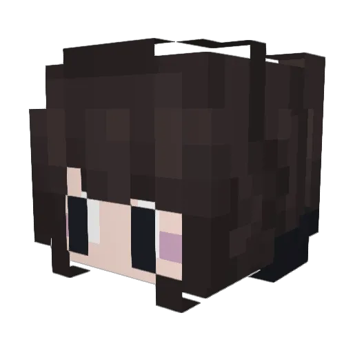 jack_is_potato Minecraft avatar head, 3D render