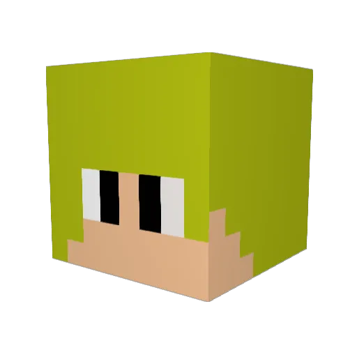 jack_leventreurs Minecraft avatar head, 3D render