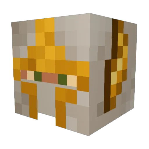 jack_warrior22 Minecraft avatar head, 3D render