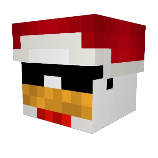 jacka884 Minecraft avatar head, 3D render