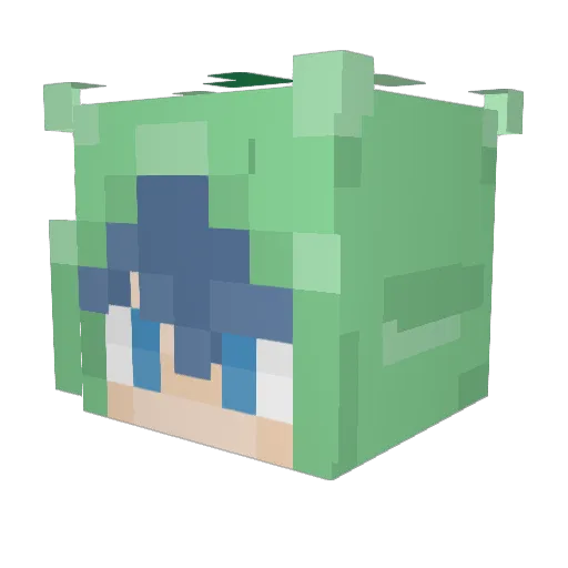 jackaBOY420 Minecraft avatar head, 3D render