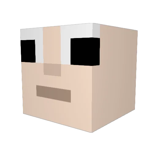 jackaboy42 Minecraft avatar head, 3D render