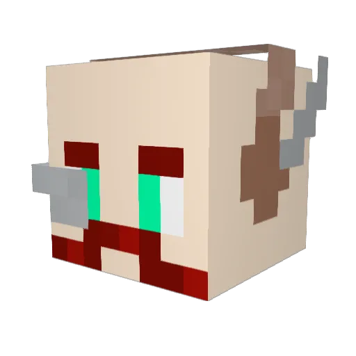 jackace101 Minecraft avatar head, 3D render
