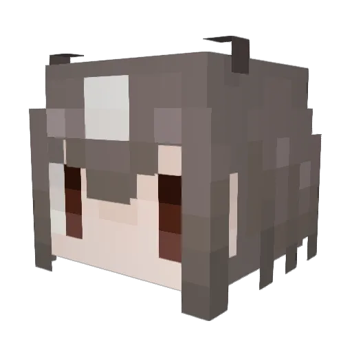 jackal1014 Minecraft avatar head, 3D render