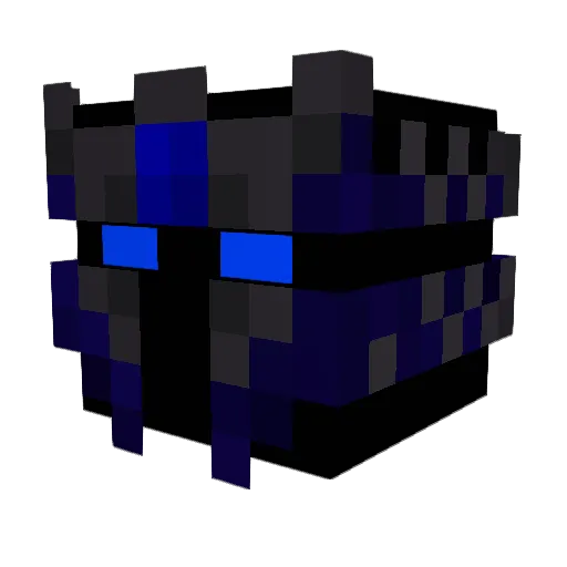jackalakoncrack Minecraft avatar head, 3D render