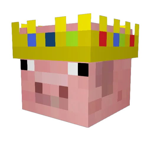 jackattack2453 Minecraft avatar head, 3D render