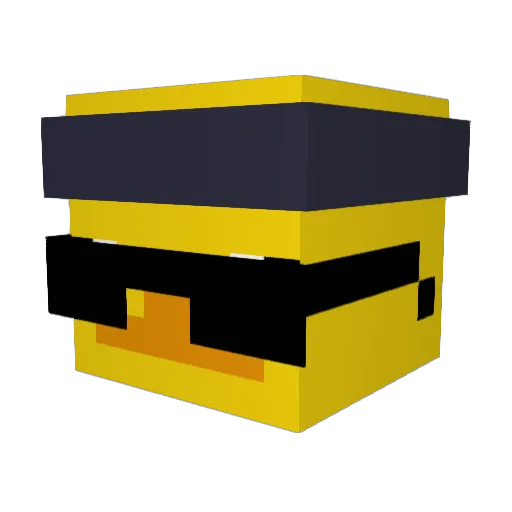 jackattack9999 Minecraft avatar head, 3D render