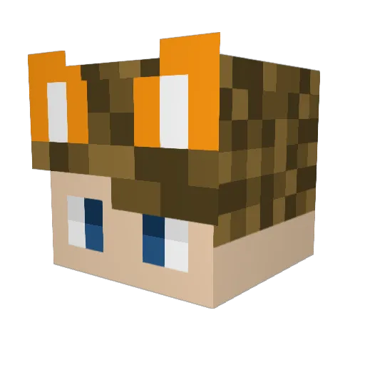 jackattck0385 Minecraft avatar head, 3D render