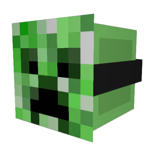 jackbeach Minecraft avatar head, 3D render