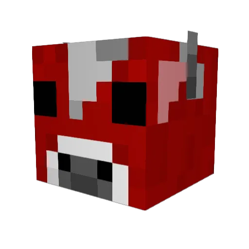 jackdawww Minecraft avatar head, 3D render