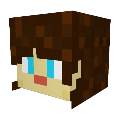 jackdk__ Minecraft avatar head, 3D render