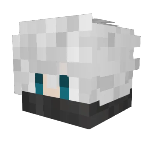 jacked026 Minecraft avatar head, 3D render