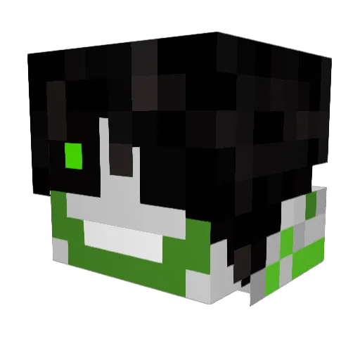 jackedjeff Minecraft avatar head, 3D render
