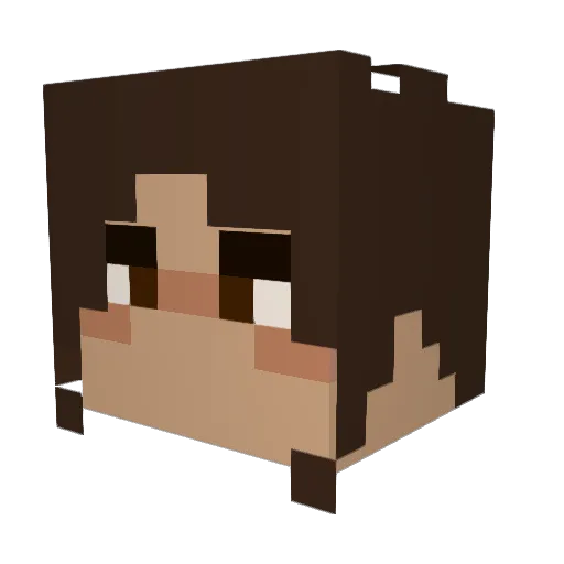 jackenjill69 Minecraft avatar head, 3D render