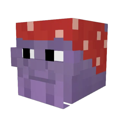 jackezw Minecraft avatar head, 3D render