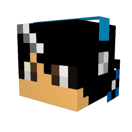 jackfrost26 Minecraft avatar head, 3D render