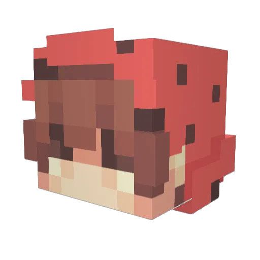 jackhammernoises Minecraft avatar head, 3D render