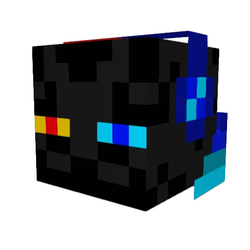 jackhammertime Minecraft avatar head, 3D render
