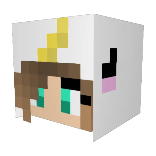 jackhem123 Minecraft avatar head, 3D render