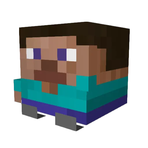 jackhrz Minecraft avatar head, 3D render