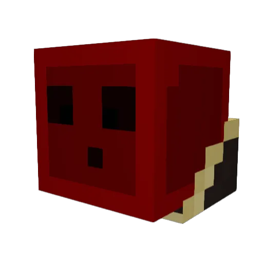 jacki10 Minecraft avatar head, 3D render