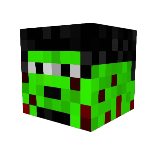 jackie1281 Minecraft avatar head, 3D render