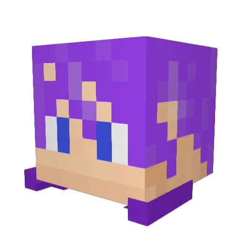 jackie1574 Minecraft avatar head, 3D render