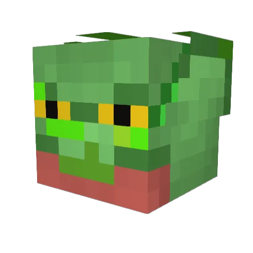 jackin6 Minecraft avatar head, 3D render
