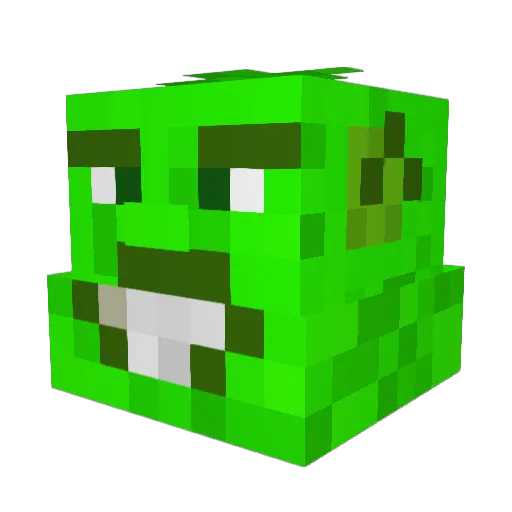 jackinmycok Minecraft avatar head, 3D render