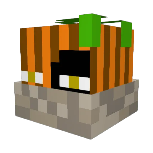 jackis_herettv Minecraft avatar head, 3D render