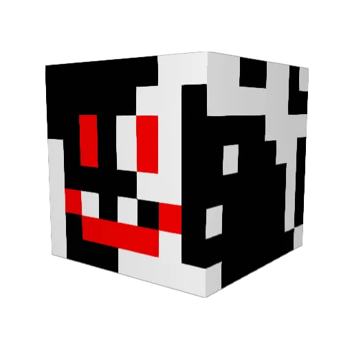 jackisgreatjig Minecraft avatar head, 3D render