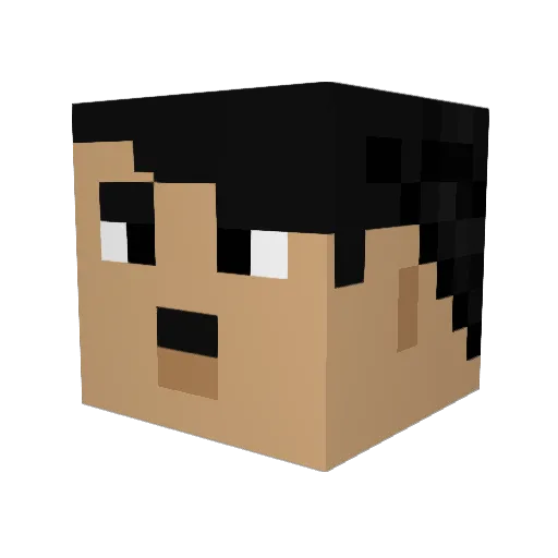 jackjack303 Minecraft avatar head, 3D render
