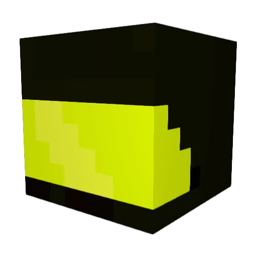 jackker1234 Minecraft avatar head, 3D render
