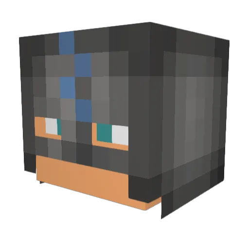 jackkkkkkkkkkk Minecraft avatar head, 3D render