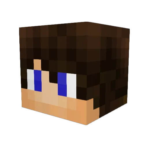 jackknighf Minecraft avatar head, 3D render