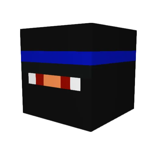 jackkup123 Minecraft avatar head, 3D render