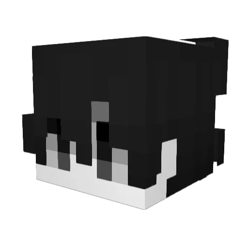 jacklel Minecraft avatar head, 3D render